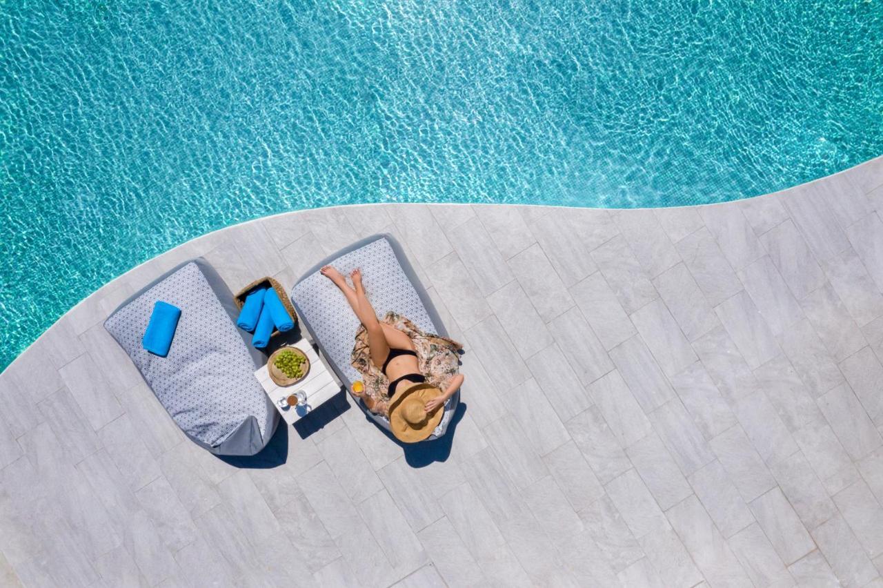 Santa Irina Luxury Sunny Lofts Hotel Perivolos  Luaran gambar