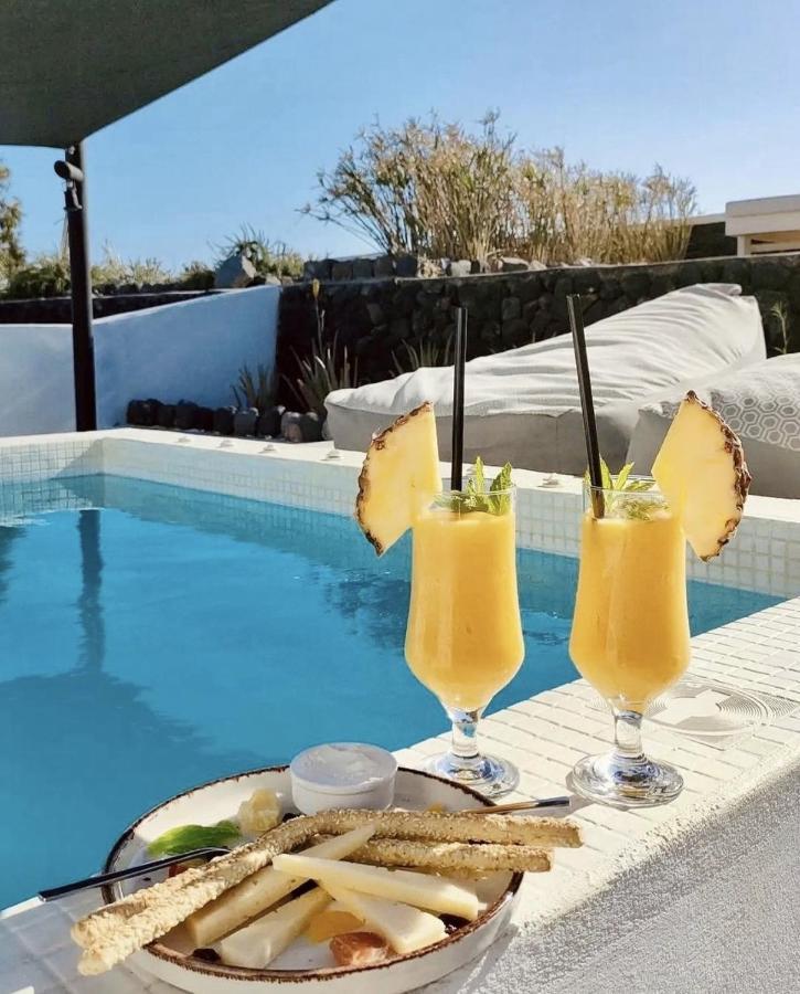 Santa Irina Luxury Sunny Lofts Hotel Perivolos  Luaran gambar