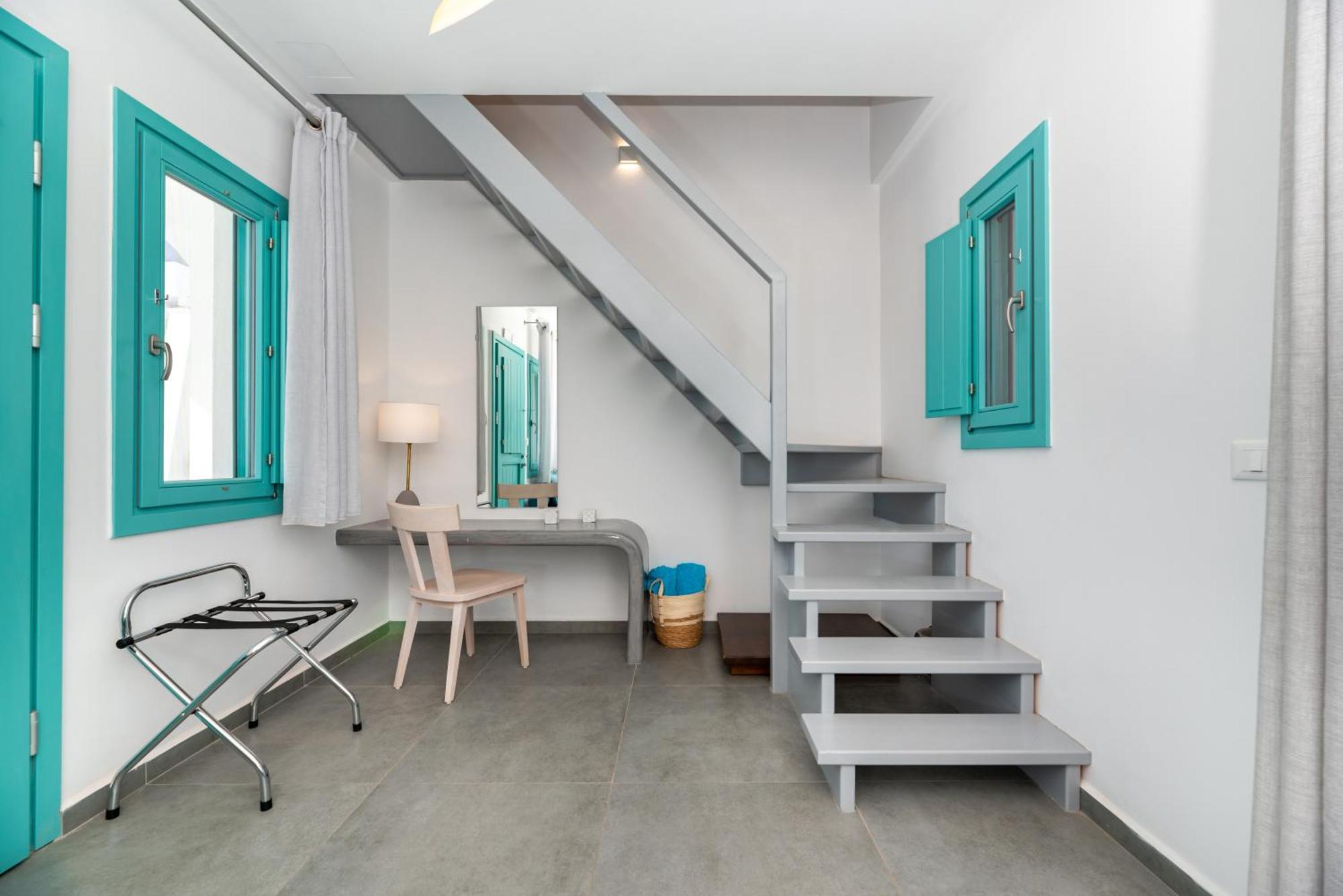 Santa Irina Luxury Sunny Lofts Hotel Perivolos  Luaran gambar