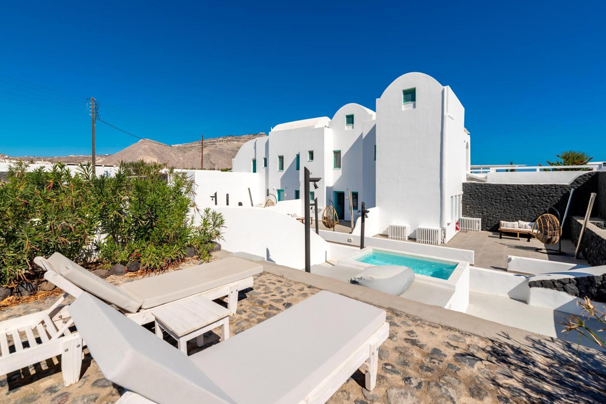 Santa Irina Luxury Sunny Lofts Hotel Perivolos  Luaran gambar