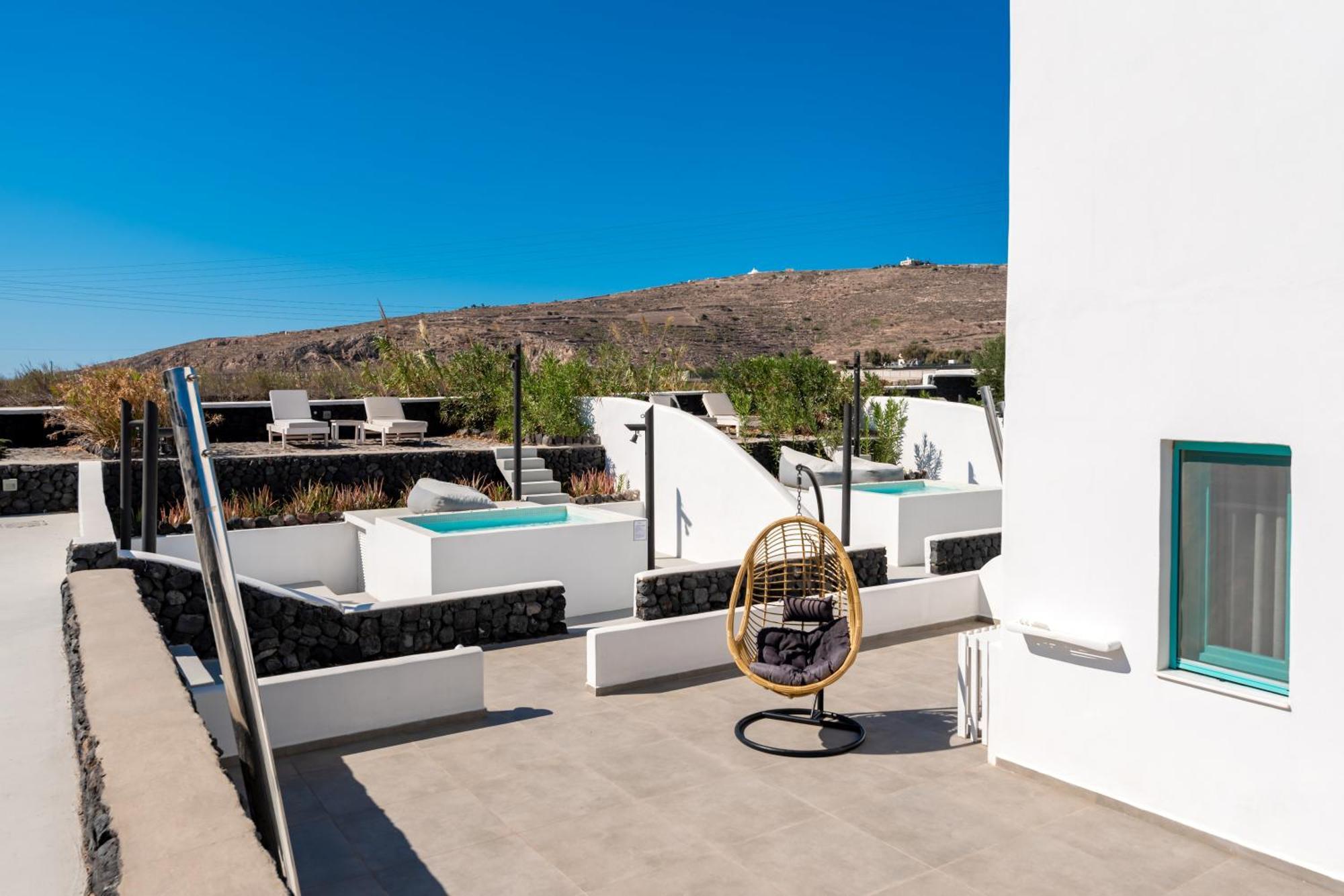 Santa Irina Luxury Sunny Lofts Hotel Perivolos  Luaran gambar