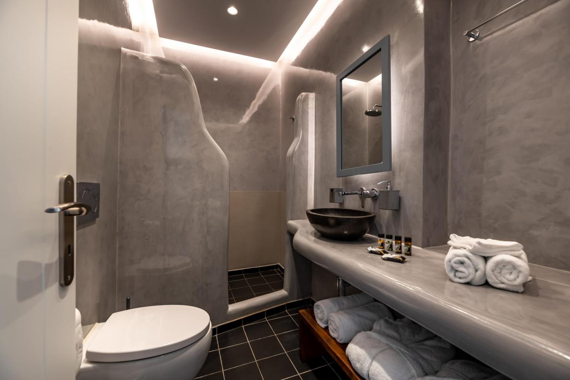 Santa Irina Luxury Sunny Lofts Hotel Perivolos  Luaran gambar