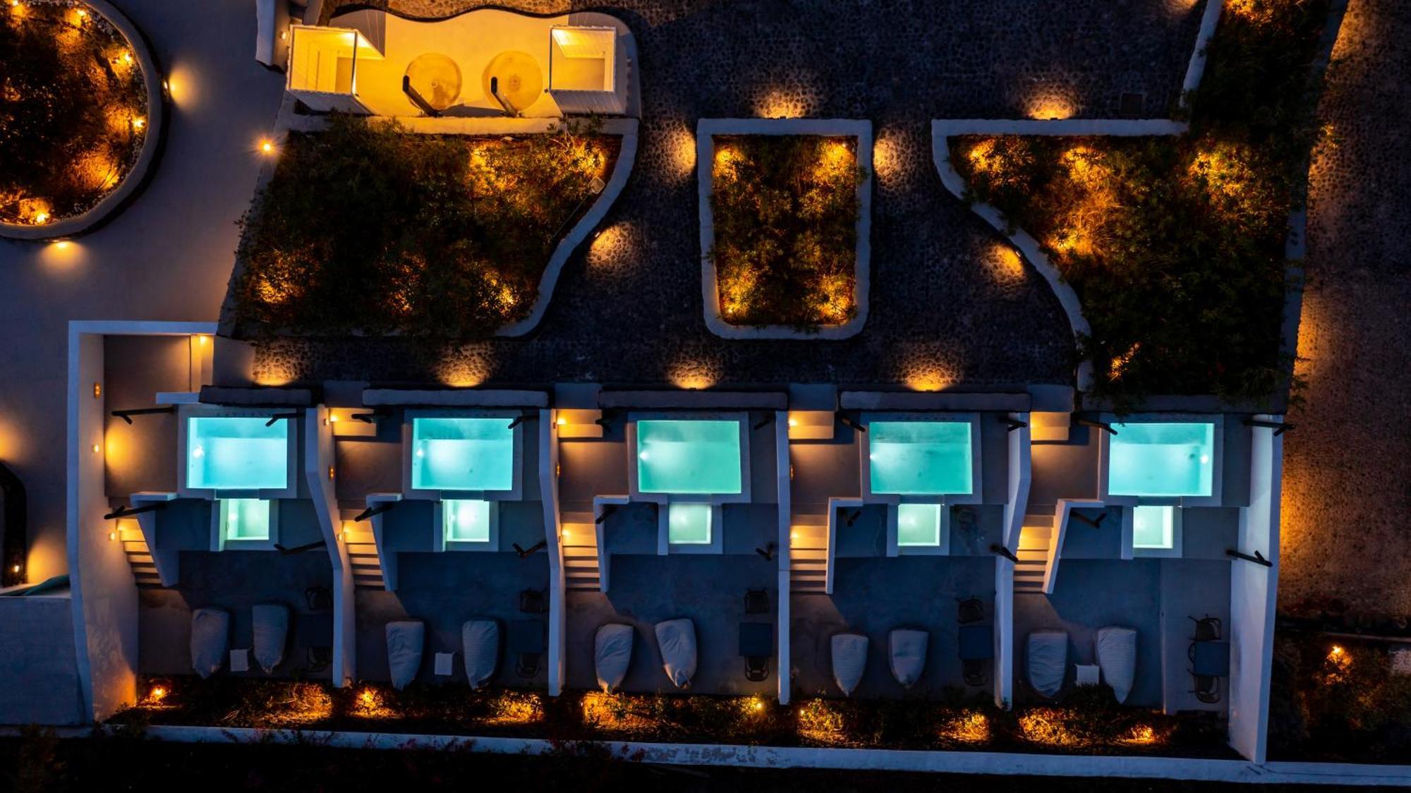 Santa Irina Luxury Sunny Lofts Hotel Perivolos  Luaran gambar