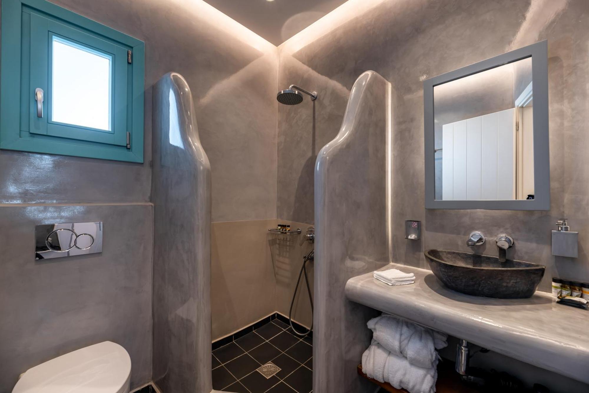 Santa Irina Luxury Sunny Lofts Hotel Perivolos  Luaran gambar